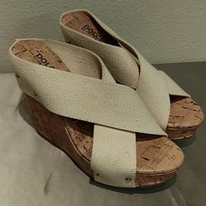 Mojo Moxy Dolce Beige Wedges